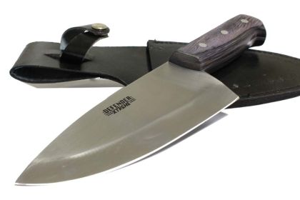 10" Full Tang Butcher Knife Stainless Steel