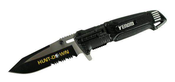 8" Folding Spring Assisted Knife with an LED Light