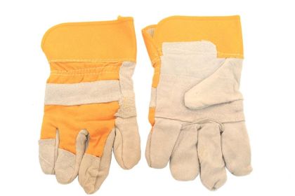 Cow Hide Leather Working Gloves Heavy Duty