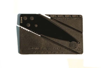 6" Self Defense Credit Card Folding Knife