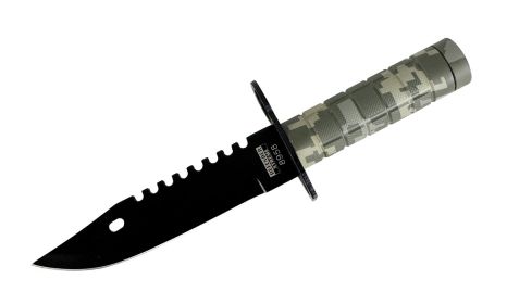 8.5" Defender Xtreme Hunter's Mini Bayonet Knife with Survival Kit