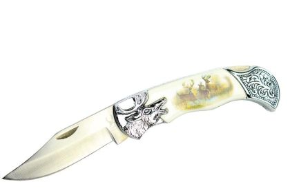 7.25" BoneEdge Deer Folding Knife