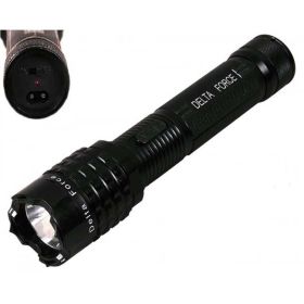 10 Million Black Delta Force Stun Gun with Led Light