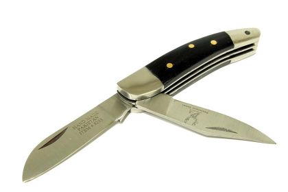 5" Hand Made Black Horn Handle Folding Knife