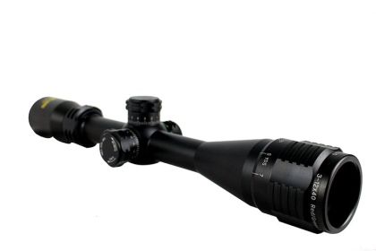 Pro Target Blk Matte 3-12x40 AO R/G Mil-Dot Reticle Dual Illuminated Rifle Scope
