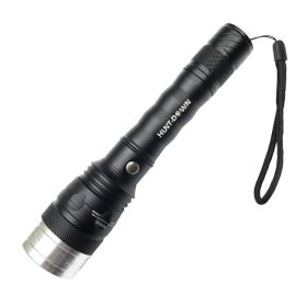 Hunt-Down High Powered Black 1000 Lumens Self-Defence Aluminum Body Flashlight