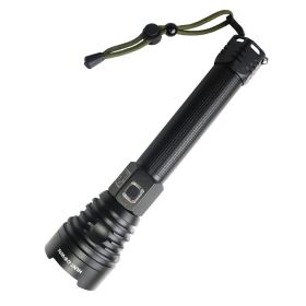 Hunt-Down Top Bright Focus High Powered 2500 Lumens Self-Defence Black Flashlight