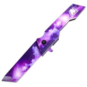 MACK 8" Cosmic Spring Assisted Folding Knife 3CR13 Stainless Steel