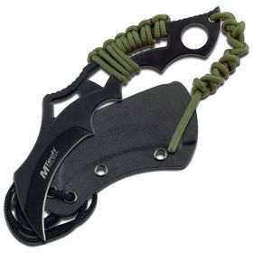 MTech 8" Stainless Steel Full Tang Hunting Tactical Knife Cord Wrapped Handle