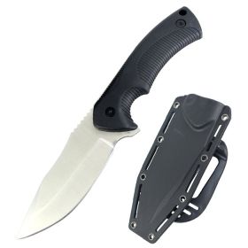 Defender 9" Fixed Blade Black Boot Knife Outdoor Survival with Sheath