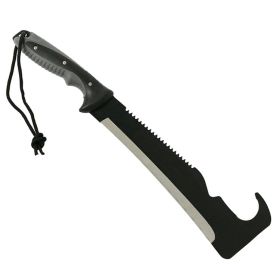 Defender Survival Hunting steel Machete 19.5" Full Tang Blade with Nylon Sheath