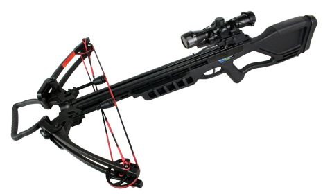 175LBS Cobra Hunting Crossbow W/ Dry Fire Inhibitor Black
