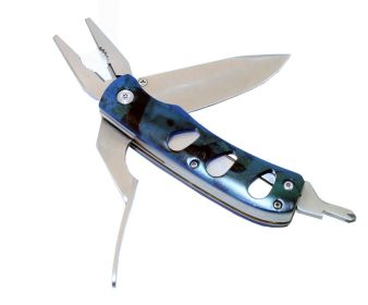 4.5" Multi Plier Pocket Tool with Knife Screwdrivers Bottle Opener