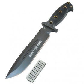 13 5/8" Heavy Duty Hunting Knife w/ Blade Sharpener