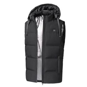 Heated VEST (Color: Black, size: large)